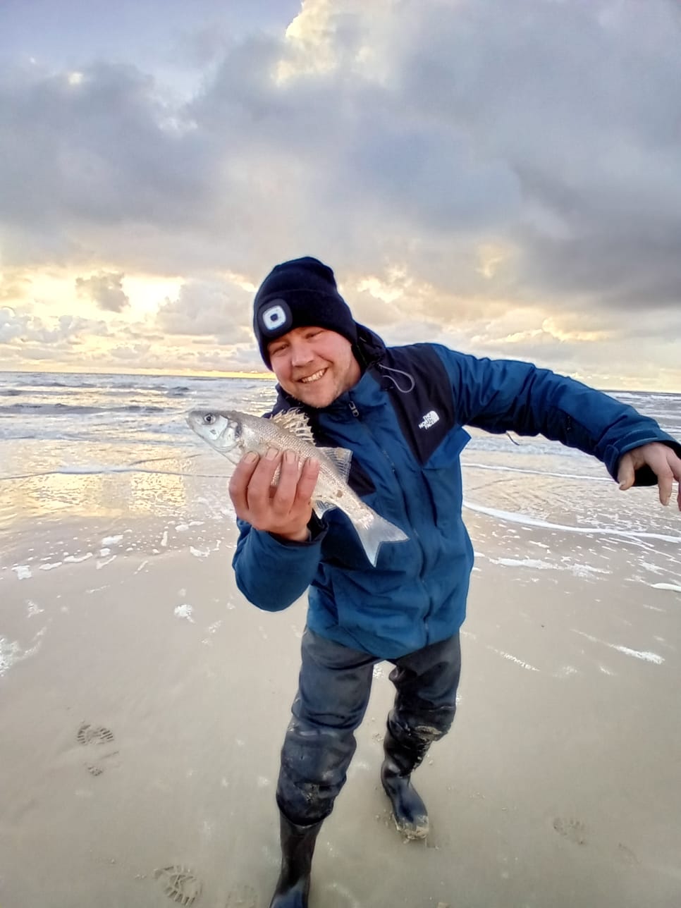 strandvis cursus kleine zeebaars gevangen